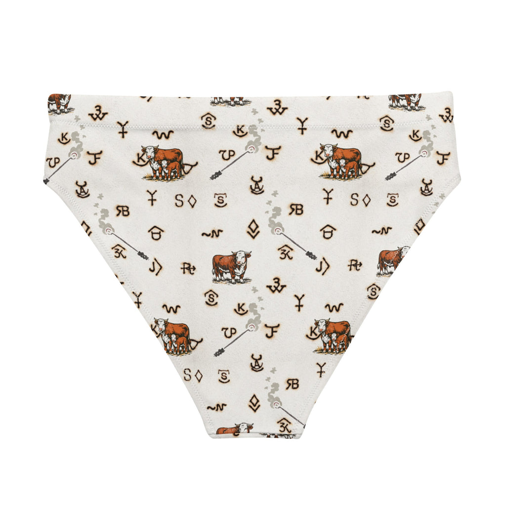 Baha Ranch Yeehaw Hereford Brands Bikini Bottom Baha Ranch Western Wear