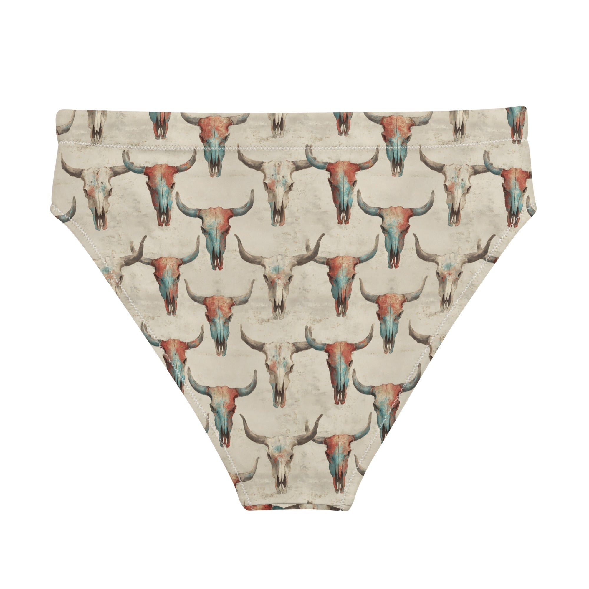 Baha Ranch Yeehaw Bullhead Skulls Bikini Bottom Baha Ranch Western Wear