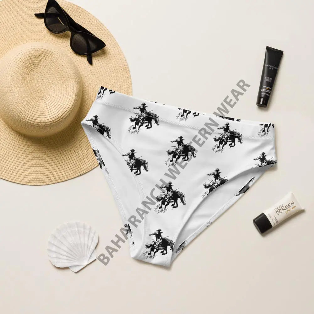 Yeehaw Rodeo Cowboy Bikini Bottom Baha Ranch Western Wear