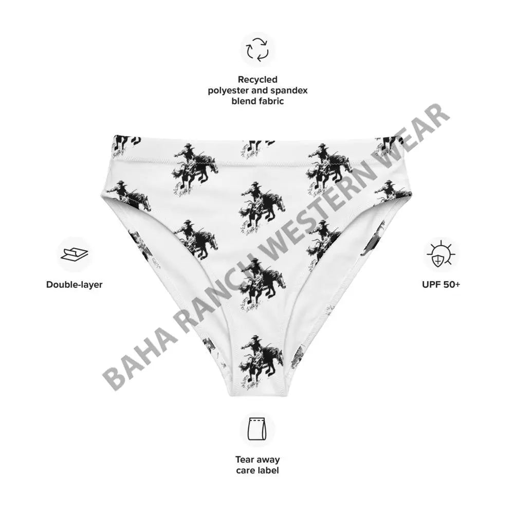 Yeehaw Rodeo Cowboy Bikini Bottom Baha Ranch Western Wear