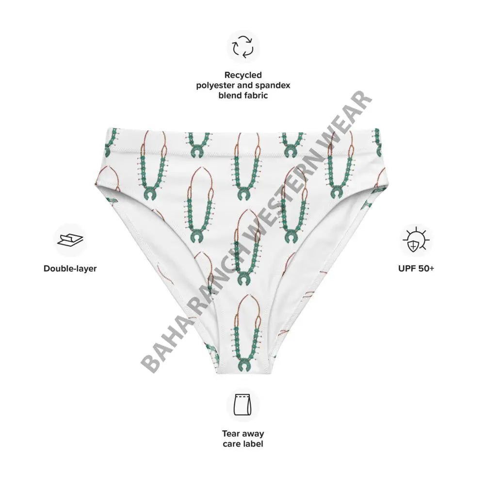 Yeehaw Squash Blossom Bikini Bottom Baha Ranch Western Wear