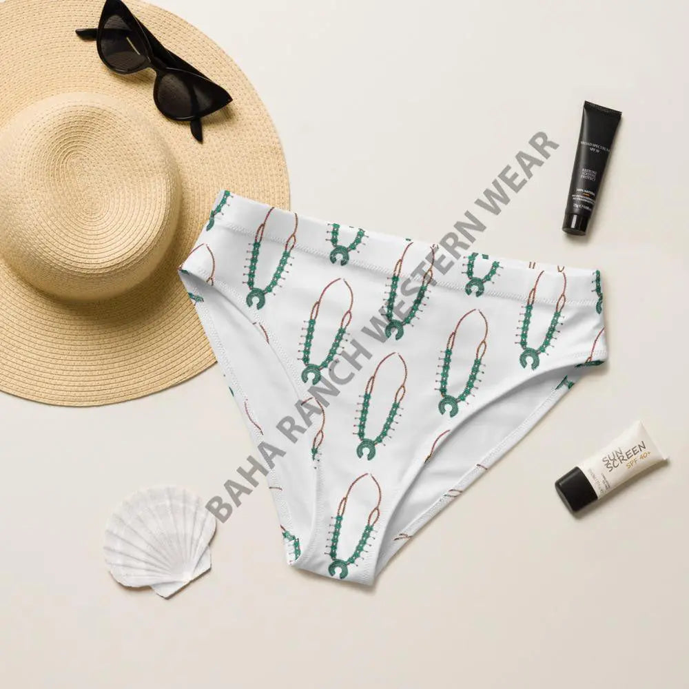 Yeehaw Squash Blossom Bikini Bottom Baha Ranch Western Wear
