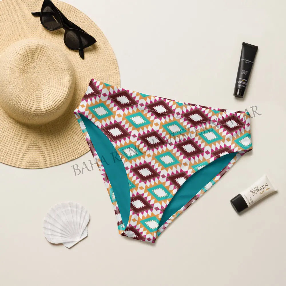 Baha Ranch Yeehaw Aztec Print Bikini Bottom Baha Ranch Western Wear