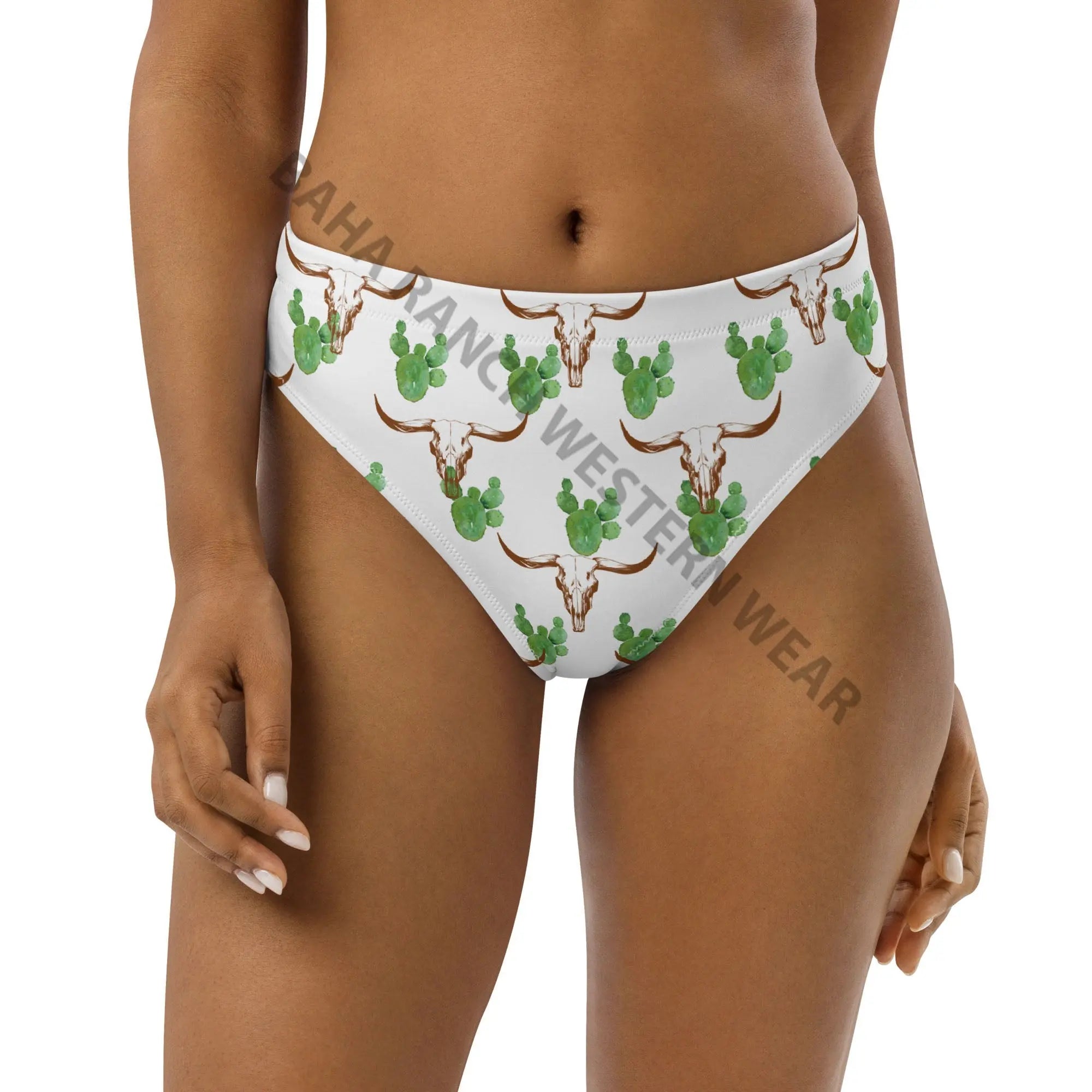 Yeehaw Cactus Bullhead Bikini Bottom Baha Ranch Western Wear