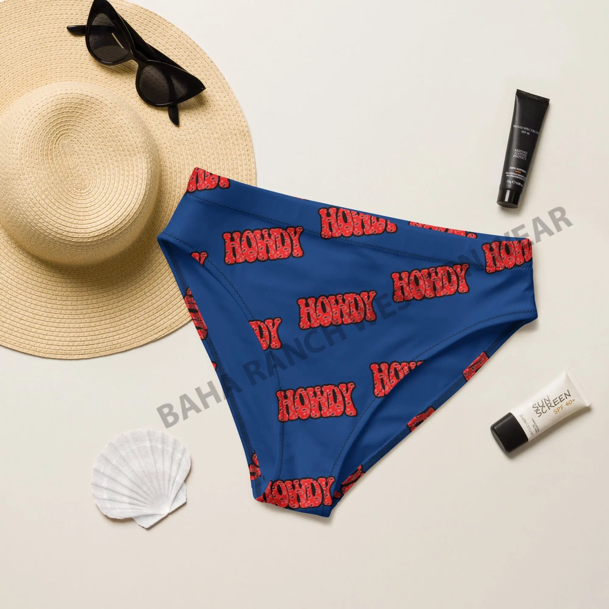 Baha Ranch Yeehaw Howdy Bikini Bottom Baha Ranch Western Wear