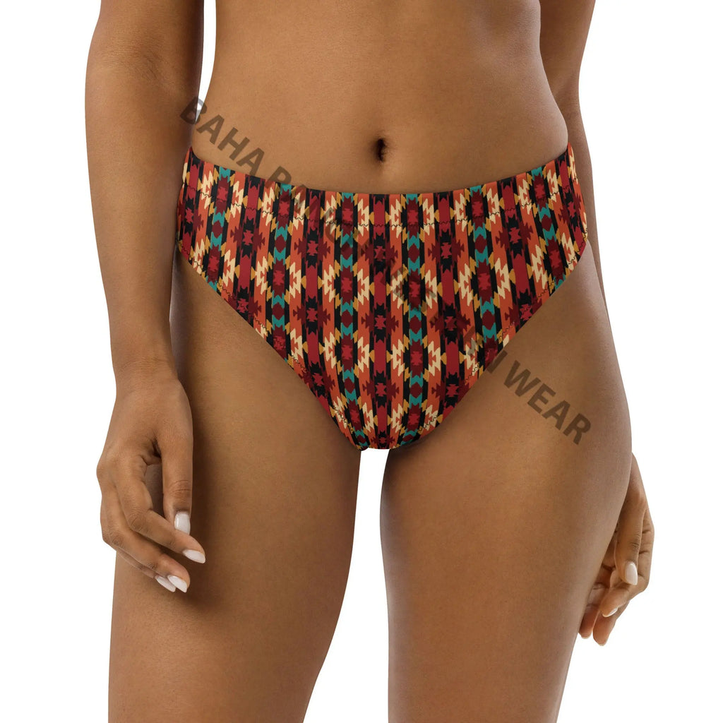 Baha Ranch Yeehaw Rust Aztec Bikini Bottom Baha Ranch Western Wear