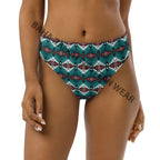 Baha Ranch Yeehaw Teal Burgandy Bikini Bottom Baha Ranch Western Wear