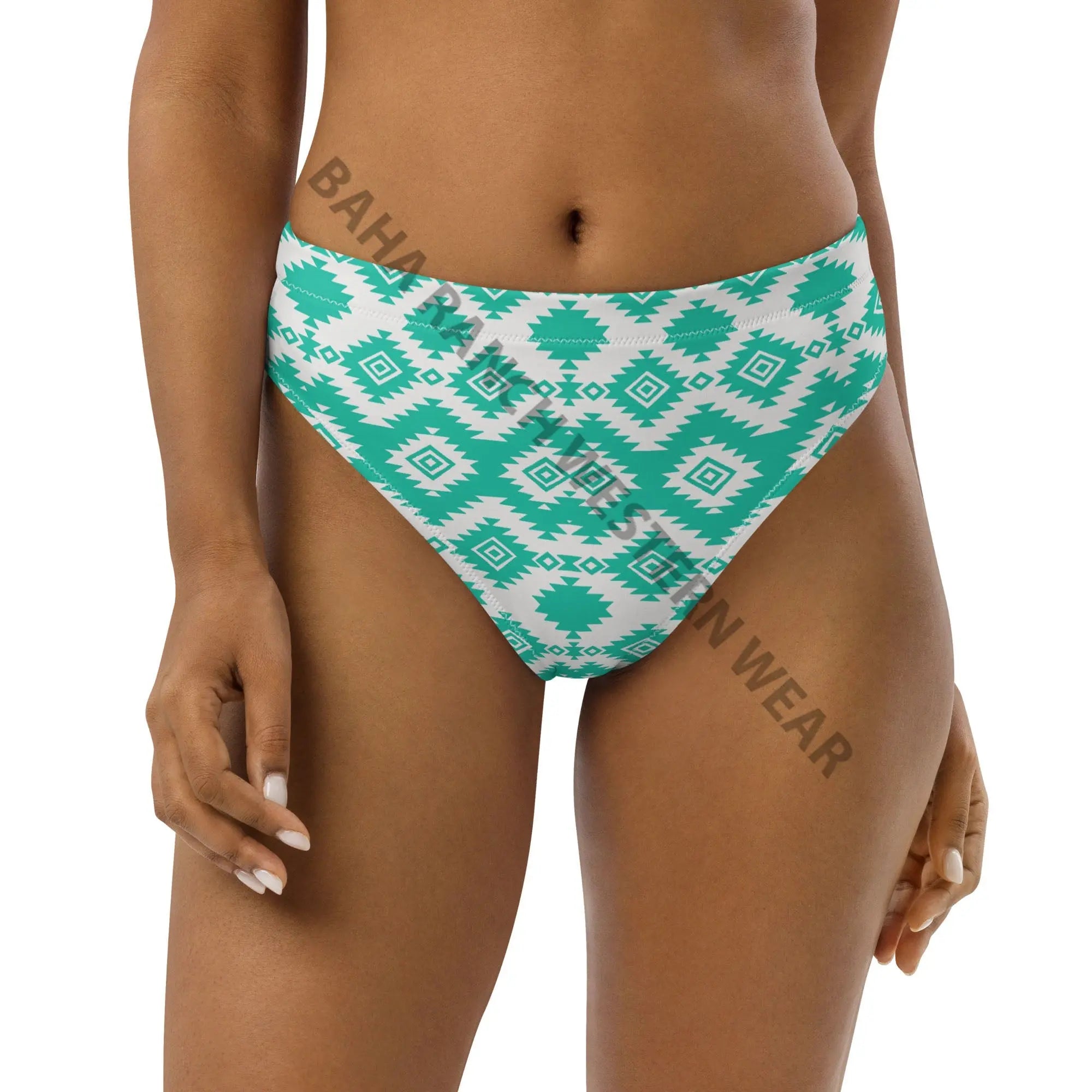 Baha Ranch Yeehaw Turquoise Aztec Bikini Bottom Baha Ranch Western Wear