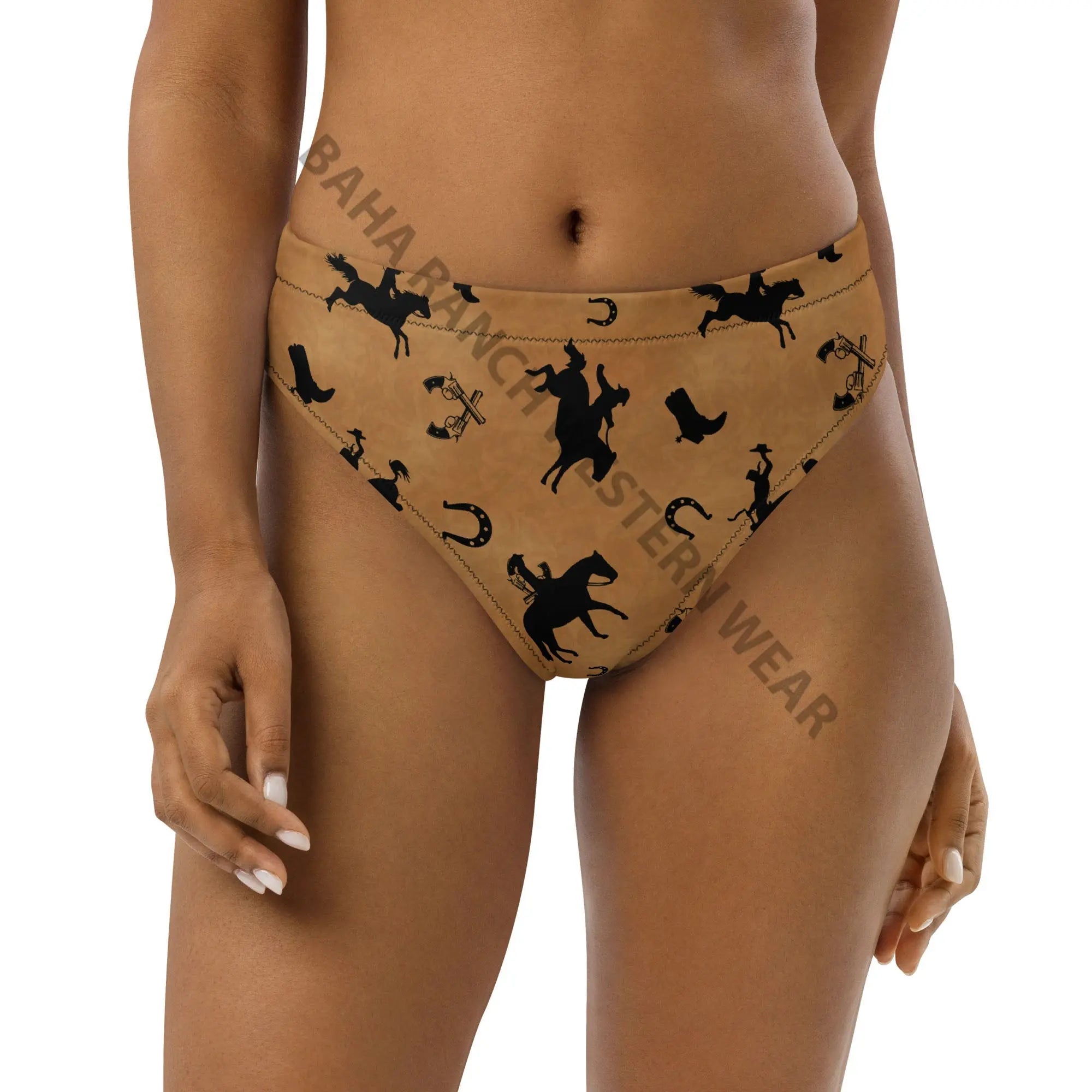 Baha Ranch Yeehaw Vintage Western Bikini Bottom Baha Ranch Western Wear