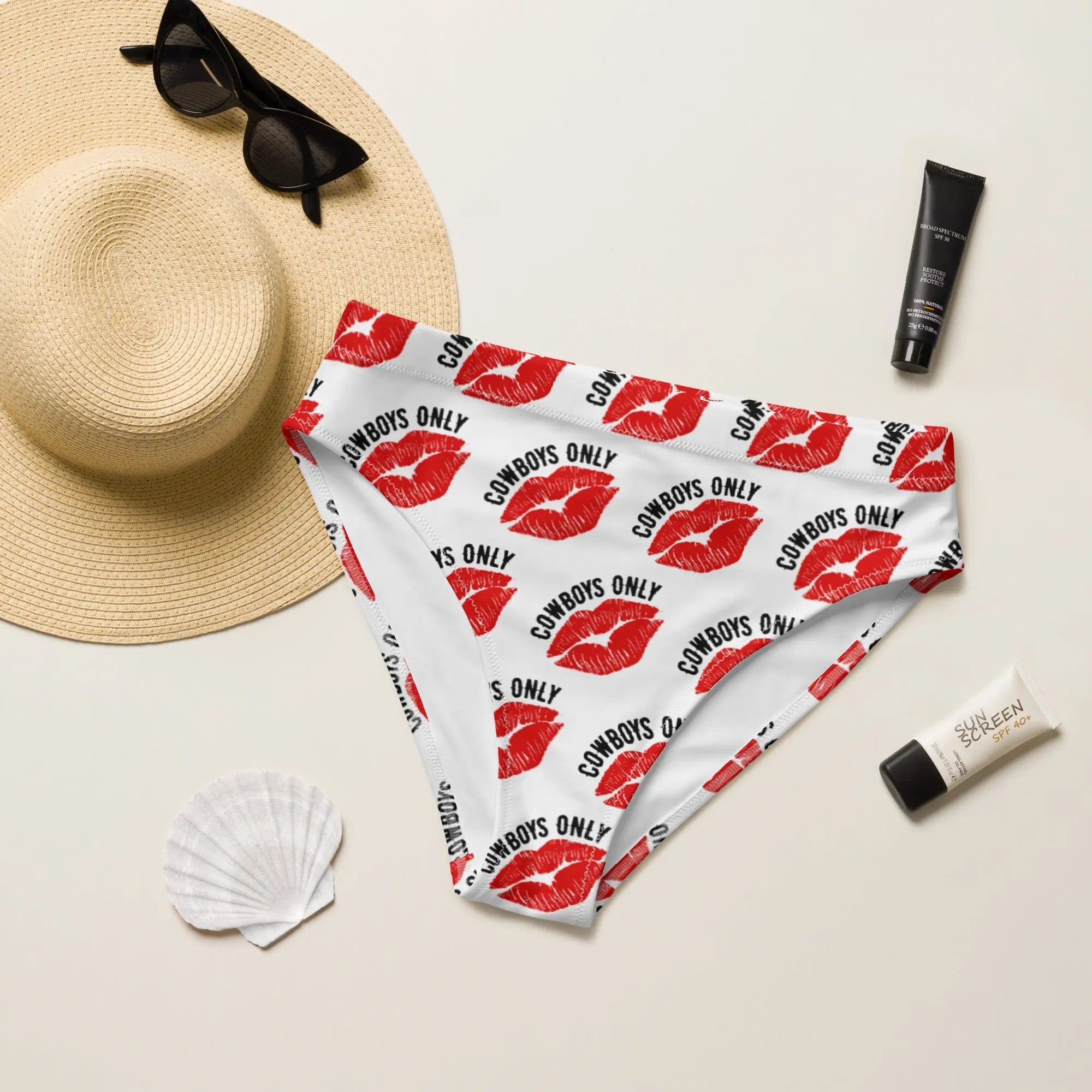 Baha Ranch Yeehaw Cowboys Only Bikini Bottom Baha Ranch Western Wear
