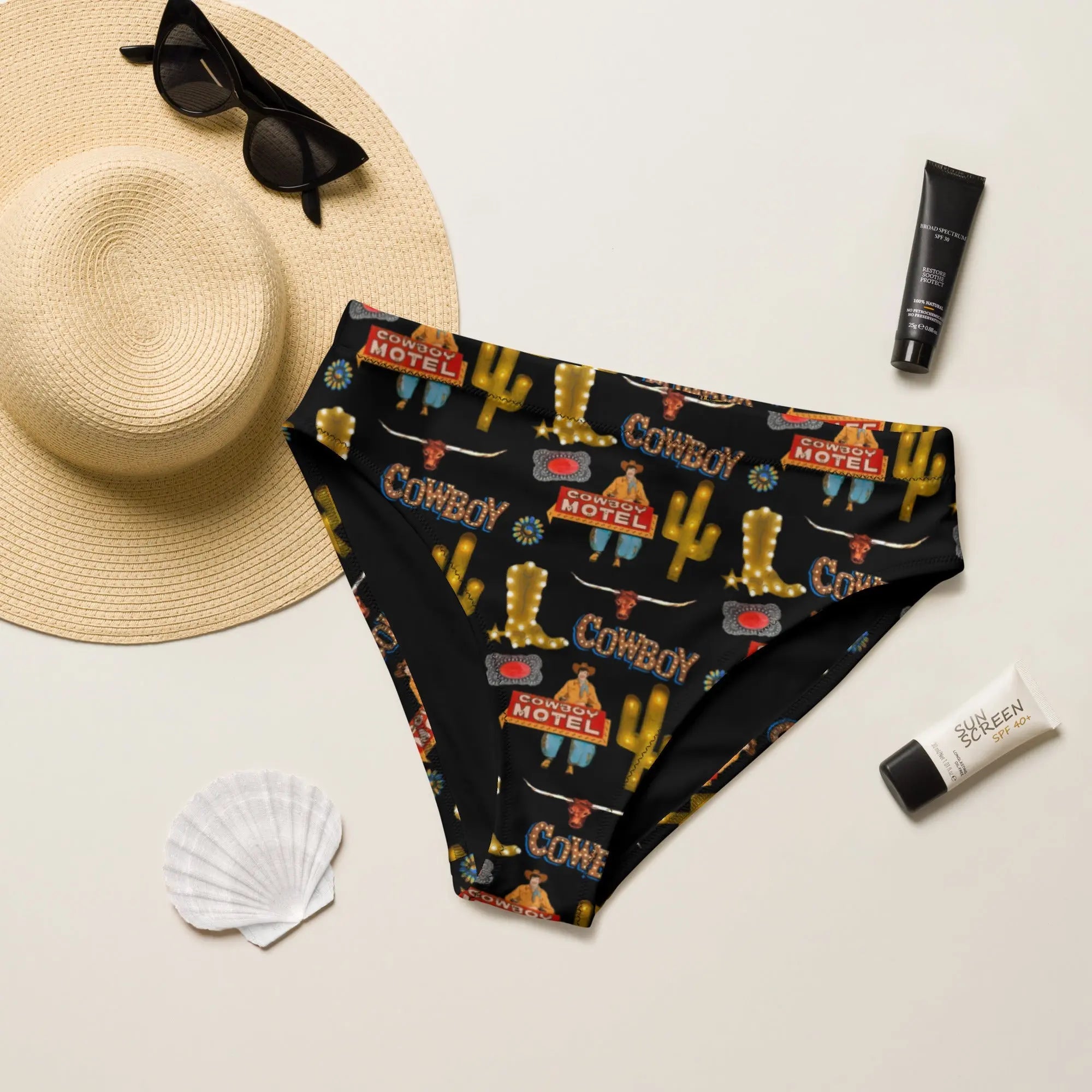 Baha Ranch Yeehaw All Cowboy Bikini Bottom Baha Ranch Western Wear