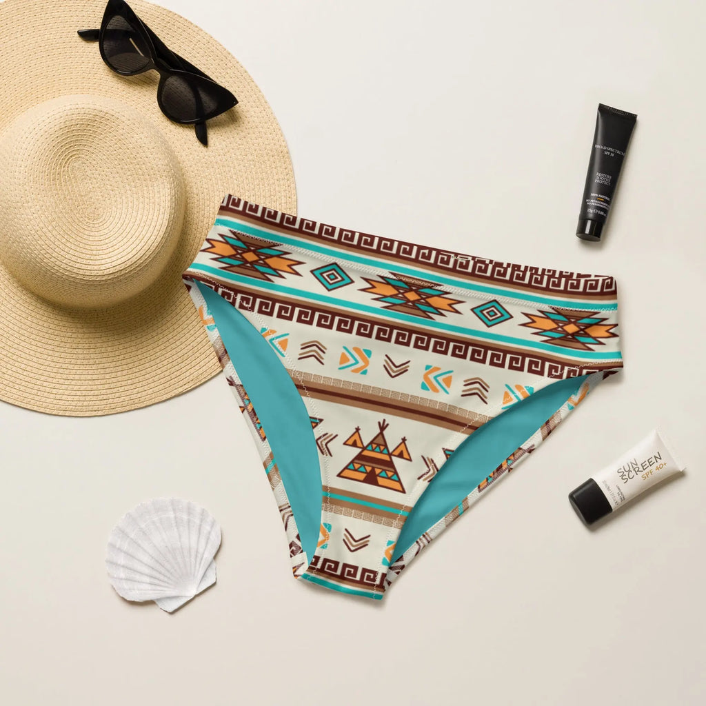 Baha Ranch Yeehaw Turquoise Teepee Bikini Bottom Baha Ranch Western Wear