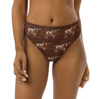 Baha Ranch Yeehaw Leather & Longhorns Bikini Bottom Baha Ranch Western Wear