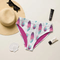 Baha Ranch Yeehaw Boho Feather Bikini Bottom Baha Ranch Western Wear