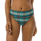 Baha Ranch Yeehaw Teal Aztec Blanket Print Bikini Bottom Baha Ranch Western Wear