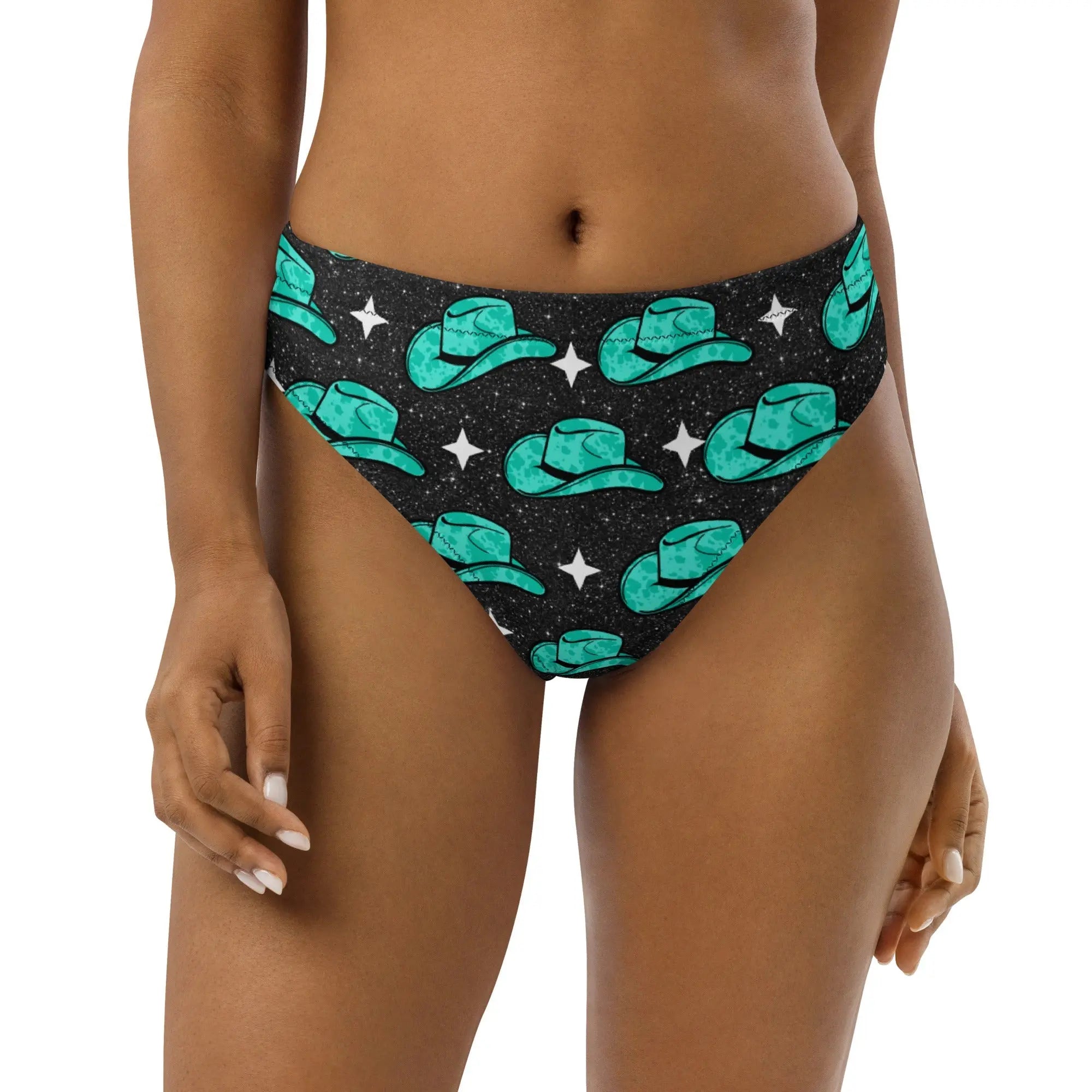 Baha Ranch Yeehaw Turquoise Hat Bikini Bottom Baha Ranch Western Wear