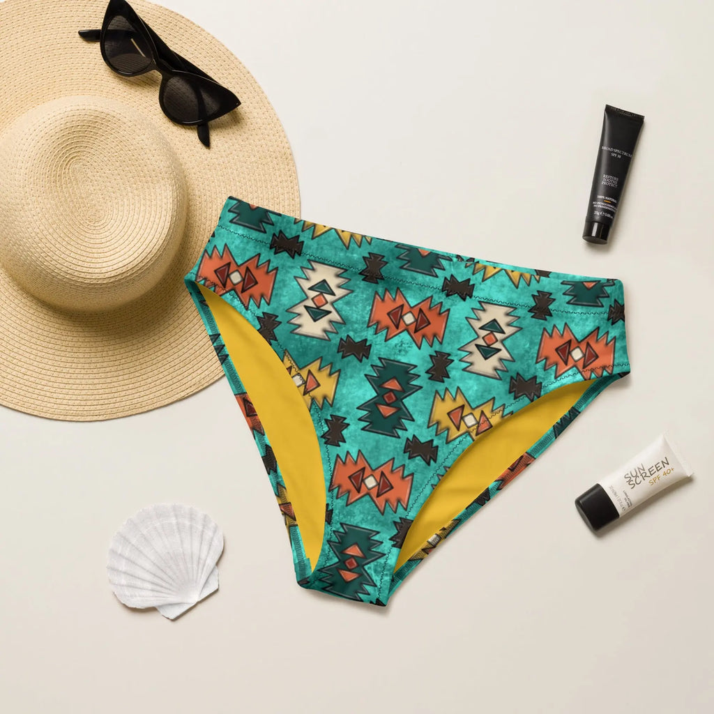 Baha Ranch Yeehaw Turquoise Aztec Bikini Bottom Baha Ranch Western Wear