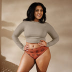 Baha Ranch Yeehaw Brown Cattle Brands Bikini Bottom Baha Ranch Western Wear