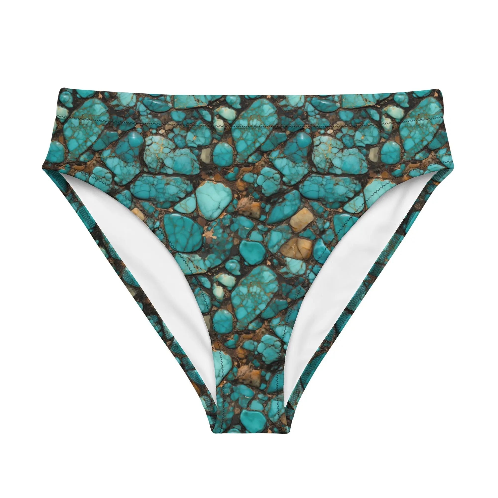 Baha Ranch Yeehaw All Turquoise Bikini Bottoms Baha Ranch Western Wear