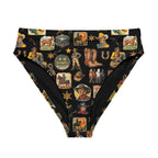 Baha Ranch Yeehaw Vintage Cowboy Collage Bikini Bottom Baha Ranch Western Wear