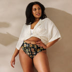 Baha Ranch Yeehaw Vintage Cowboy Collage Bikini Bottom Baha Ranch Western Wear