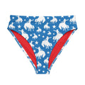 Baha Ranch Yeehaw Blue Rodeo Cowboy Bikini Bottom Baha Ranch Western Wear