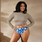 Baha Ranch Yeehaw Blue Rodeo Cowboy Bikini Bottom Baha Ranch Western Wear