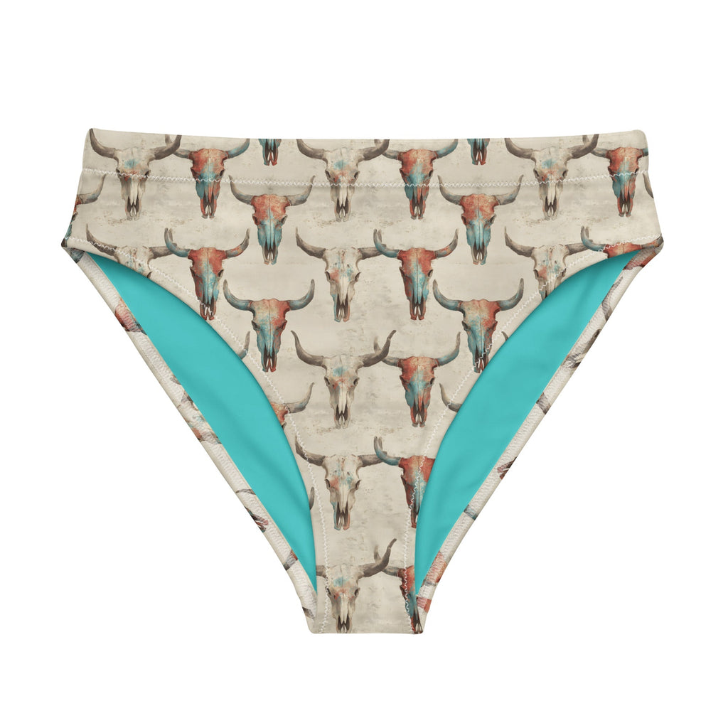Baha Ranch Yeehaw Bullhead Skulls Bikini Bottom Baha Ranch Western Wear