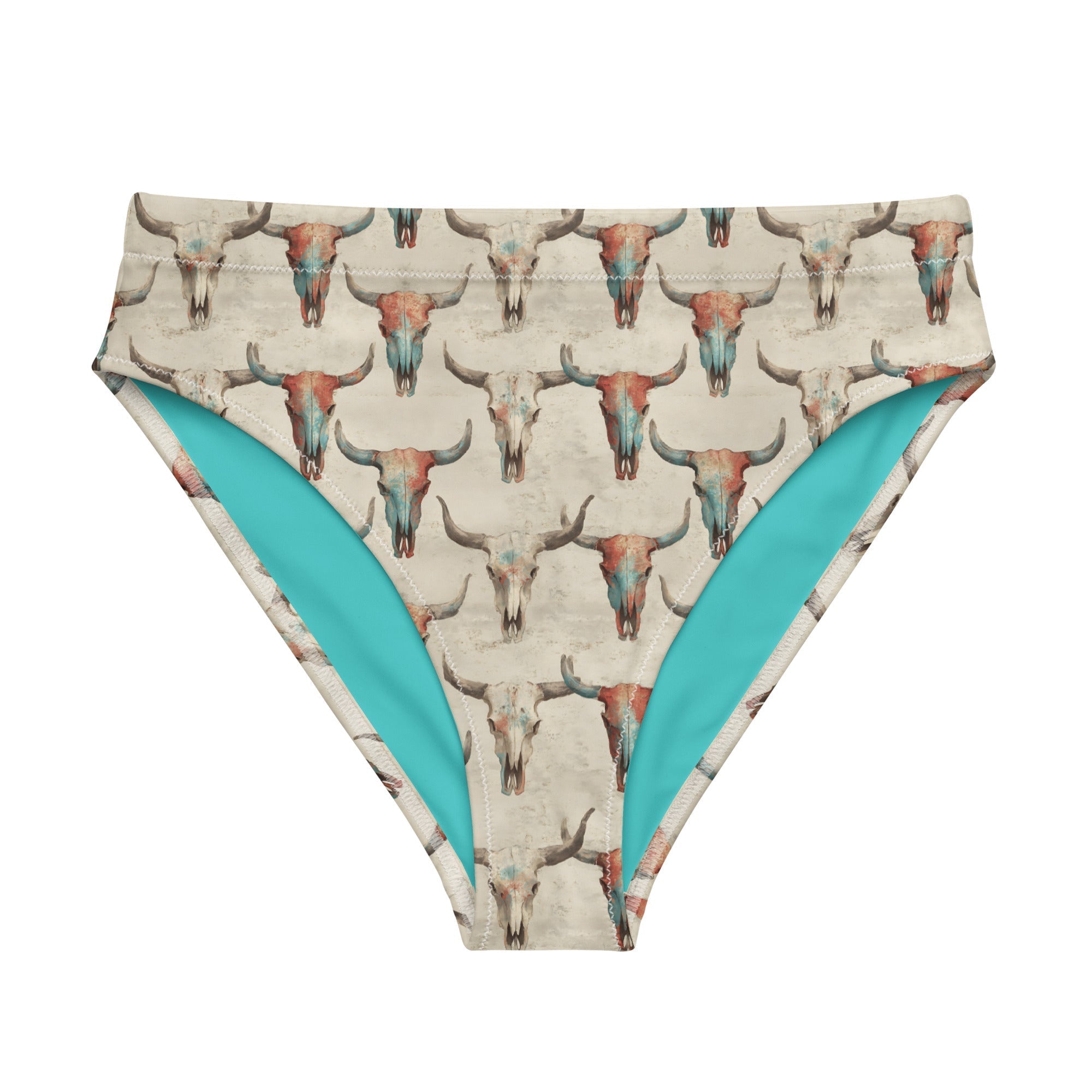 Baha Ranch Yeehaw Bullhead Skulls Bikini Bottom Baha Ranch Western Wear