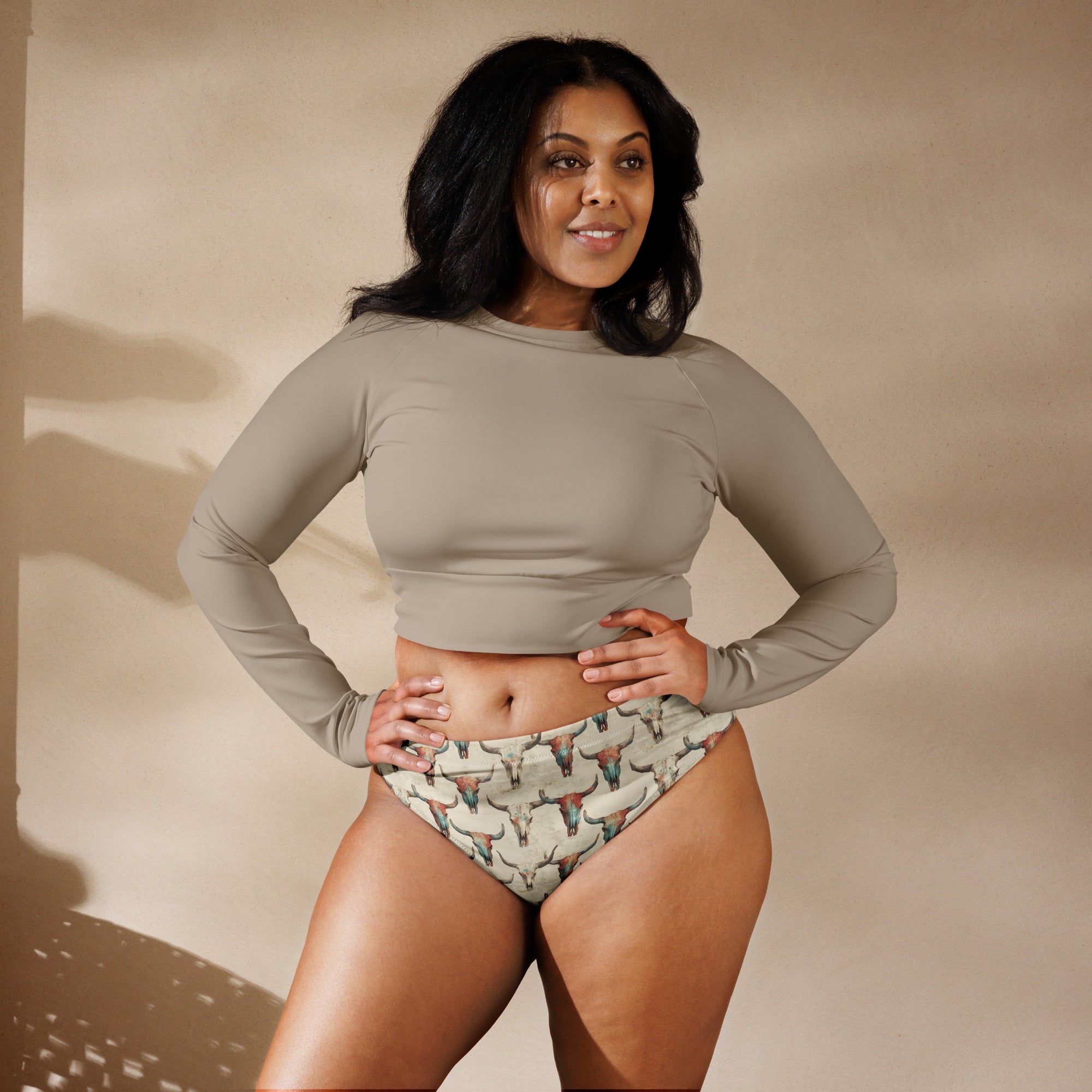 Baha Ranch Yeehaw Bullhead Skulls Bikini Bottom Baha Ranch Western Wear