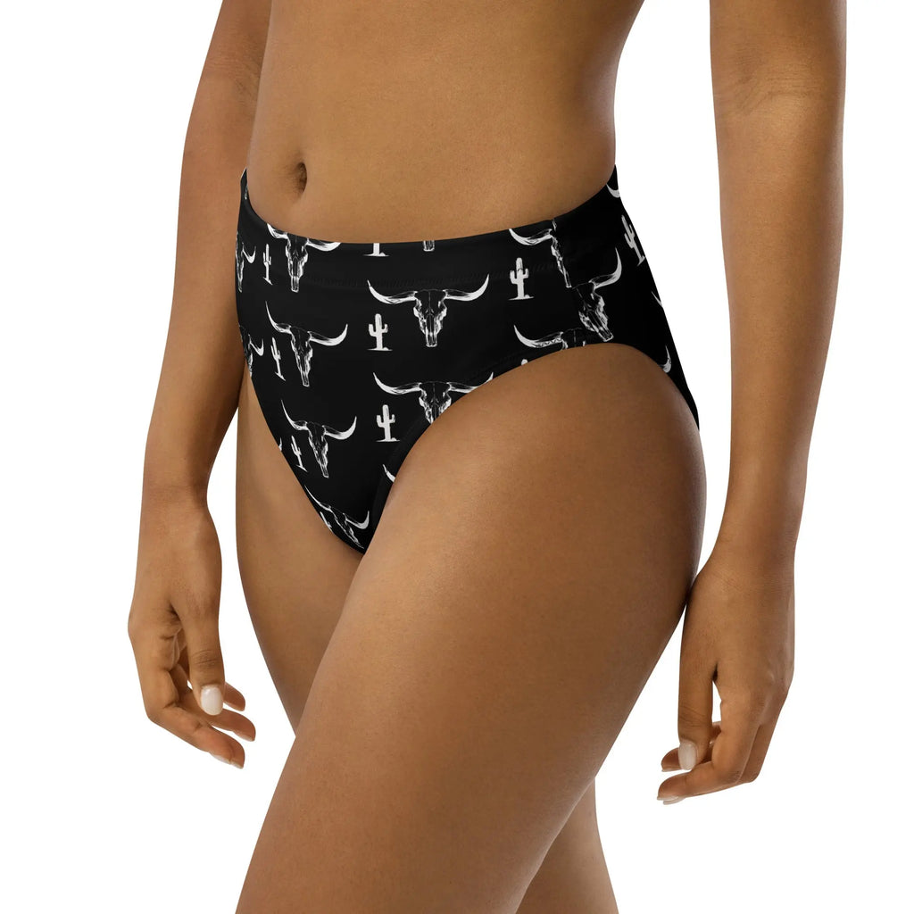 Baha Ranch Yeehaw White Bullhead Cactus Bikini Bottom Baha Ranch Western Wear