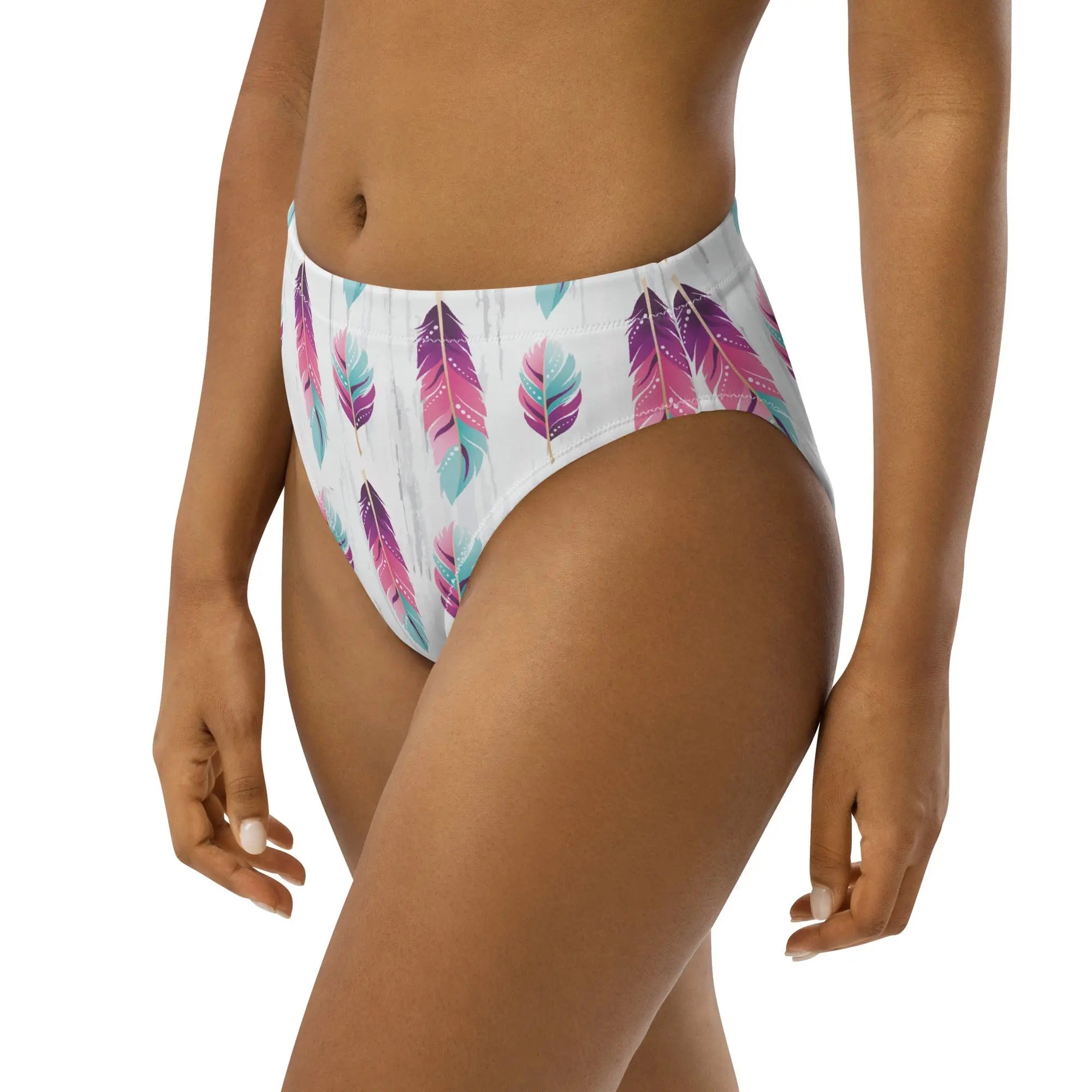 Baha Ranch Yeehaw Boho Feather Bikini Bottom Baha Ranch Western Wear
