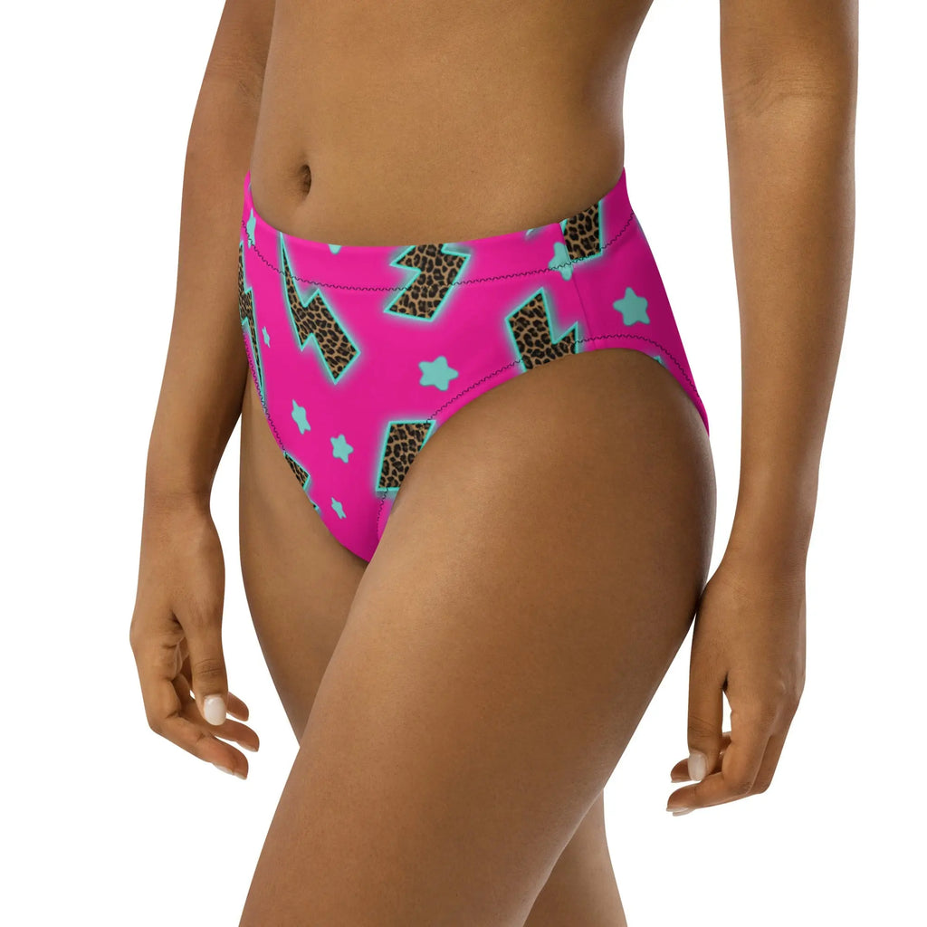 Baha Ranch Yeehaw Leopard Lightning Bikini Bottom Baha Ranch Western Wear