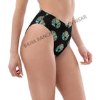 Yeehaw Black Naja Bikini Bottom Baha Ranch Western Wear
