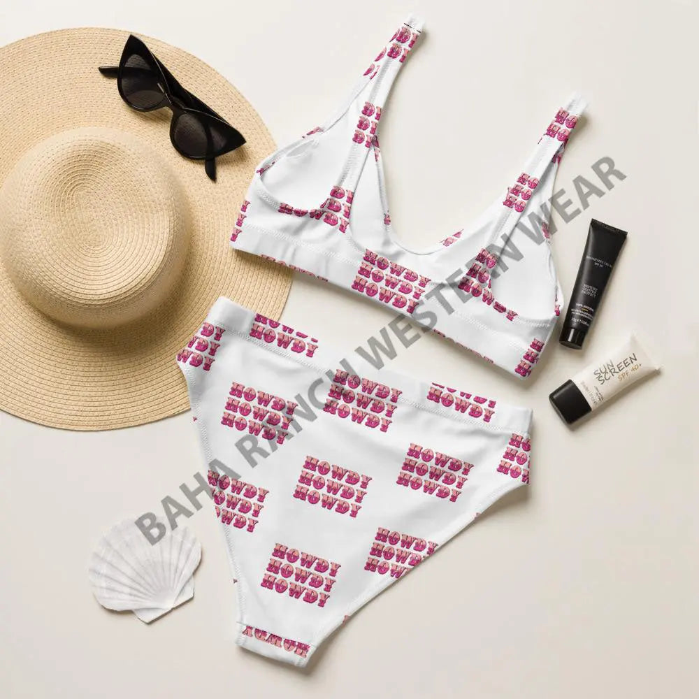 Yeehaw Howdy Howdy Howdy Bikini Baha Ranch Western Wear