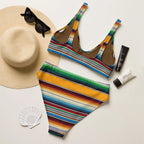 Baha Ranch Yeehaw Mustard Serape Bikini Baha Ranch Western Wear