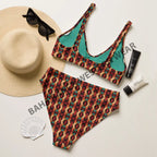 Baha Ranch Yeehaw Rust Aztec Bikini Baha Ranch Western Wear