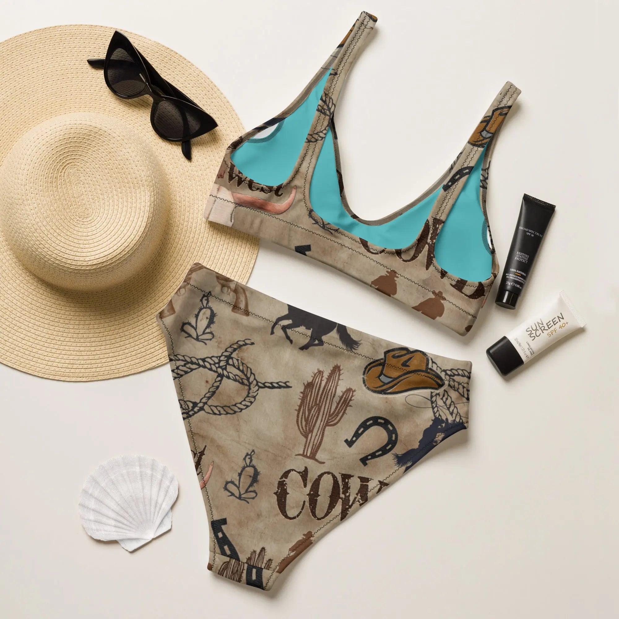 Baha Ranch Yeehaw Ol' Cowboy Bikini Baha Ranch Western Wear