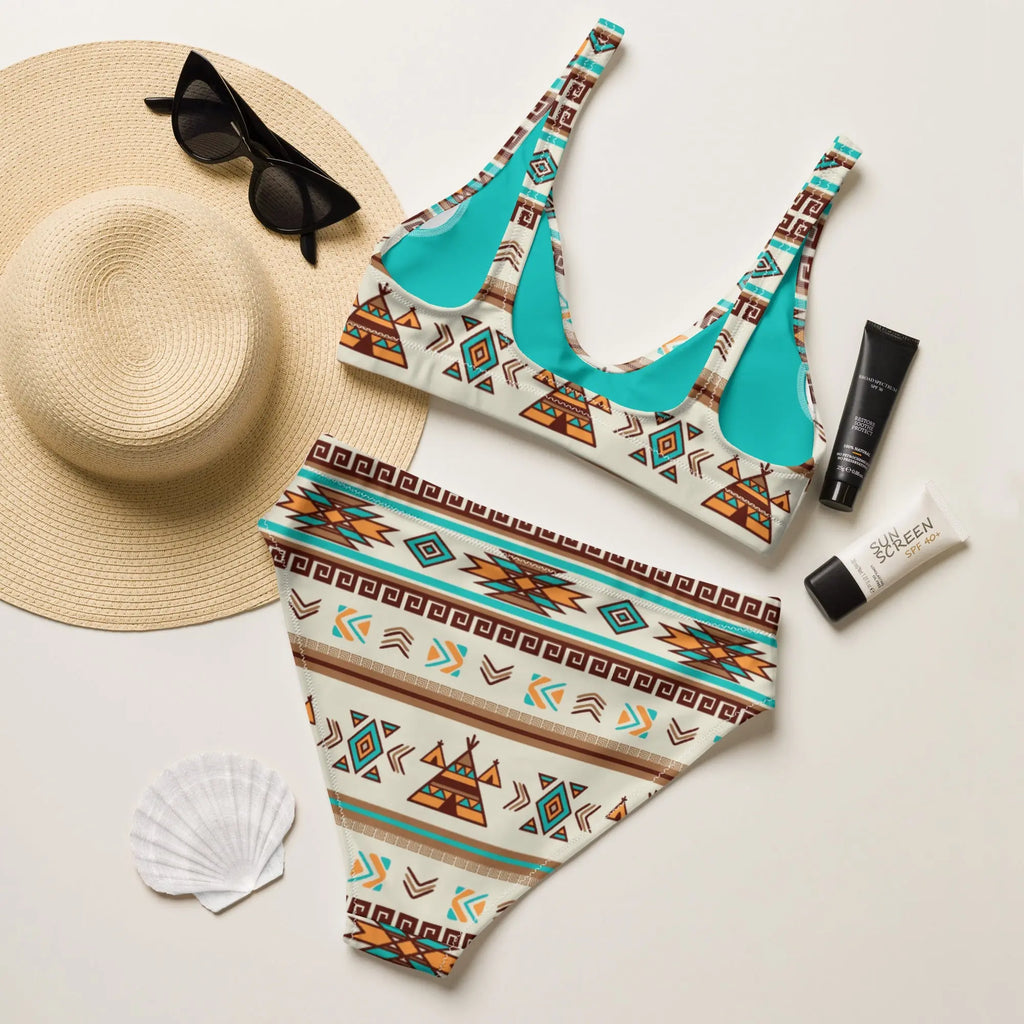Baha Ranch Yeehaw Turquoise Teepee Bikini Baha Ranch Western Wear