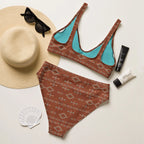 Baha Ranch Yeehaw Brown Aztec Bikini Baha Ranch Western Wear
