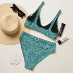 Baha Ranch Yeehaw Turquoise Bandana Bikini Baha Ranch Western Wear