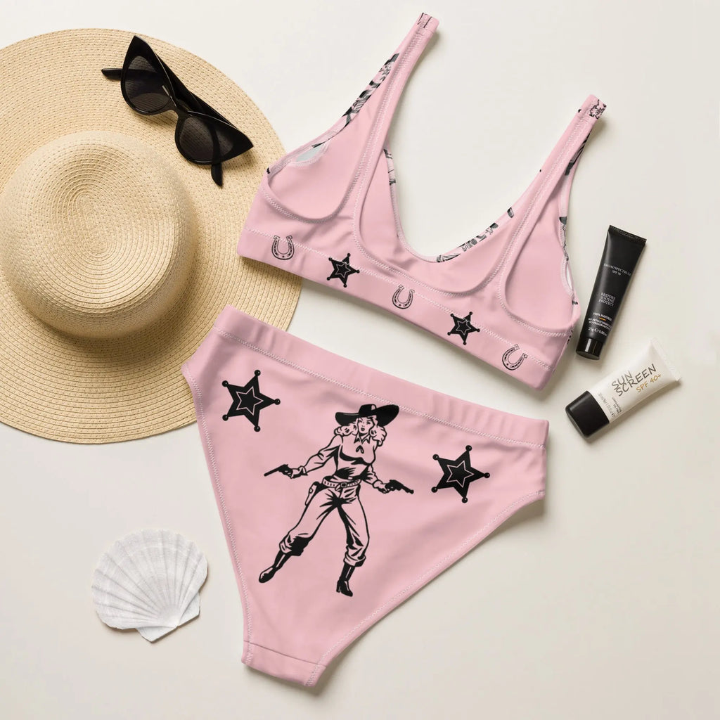 Baha Ranch Yeehaw Pink Cowboy Killer Bikini Baha Ranch Western Wear