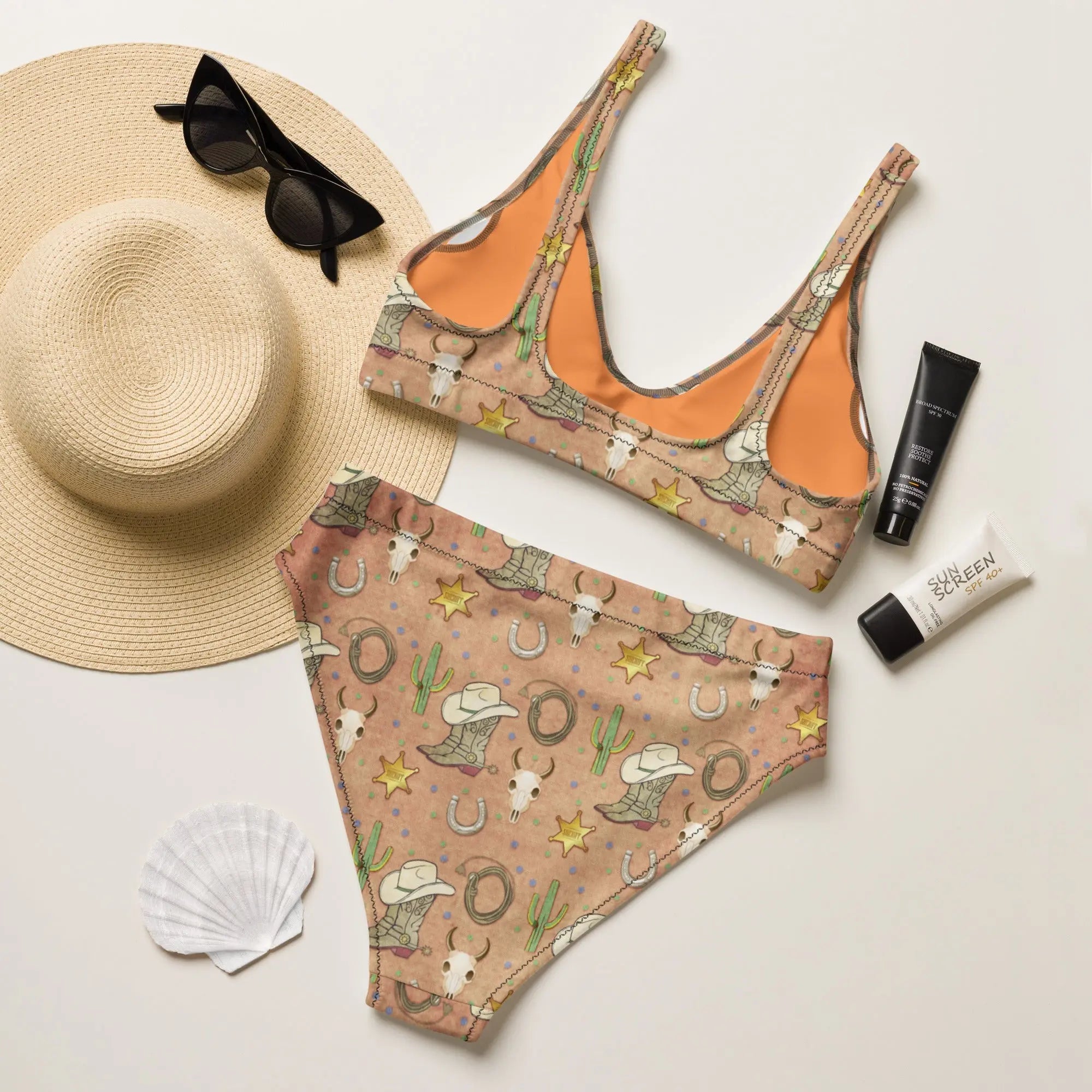 Baha Ranch Yeehaw Desert Symbols Bikini Baha Ranch Western Wear