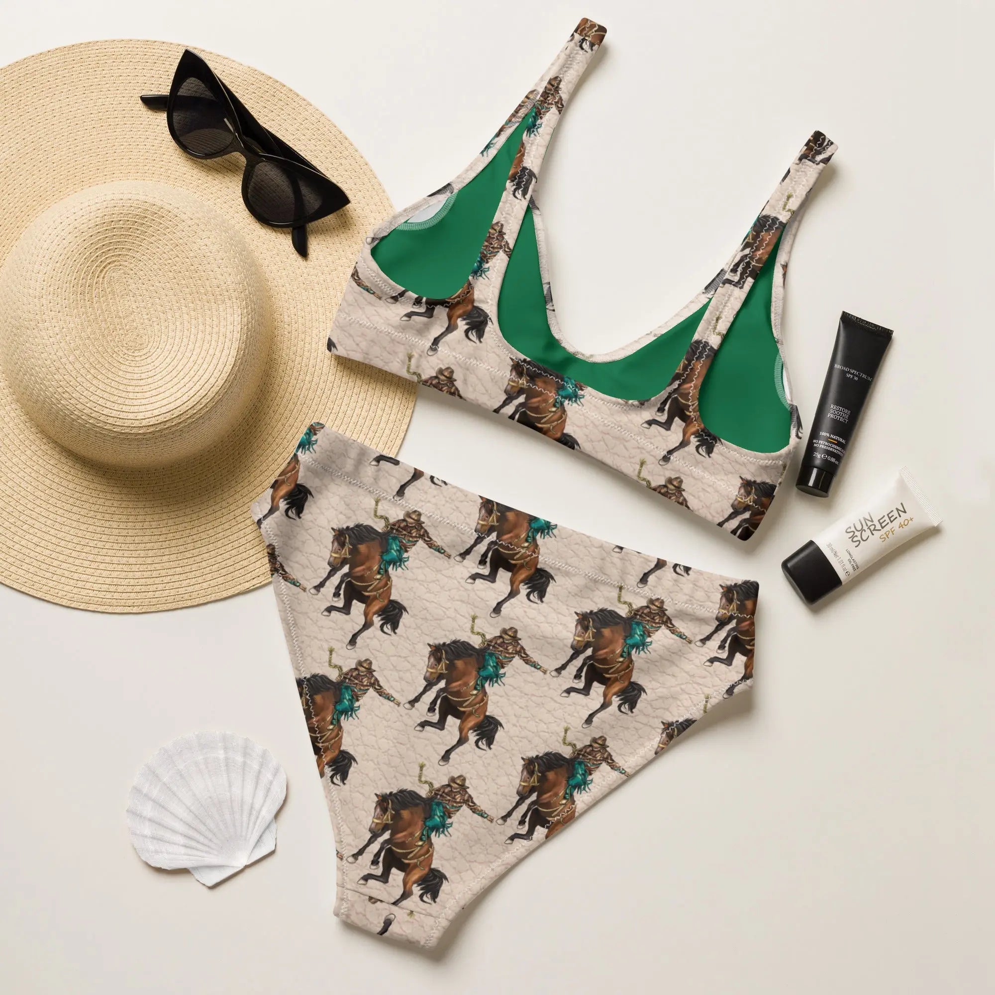 Baha Ranch Yeehaw Ride Cowboy Ride Bikini Baha Ranch Western Wear