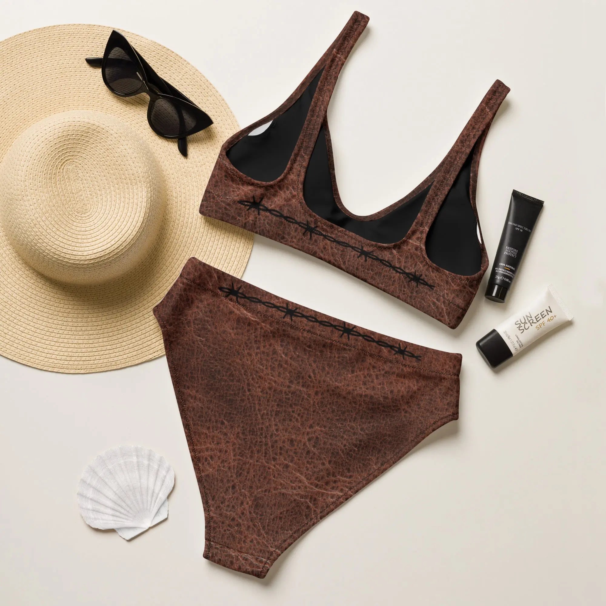 Baha Ranch Yeehaw White Bull Skull Bikini Baha Ranch Western Wear