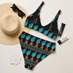 Baha Ranch Yeehaw Turquoise Cactus Bikini Baha Ranch Western Wear