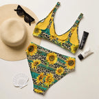 Baha Ranch Yeehaw Leopard & Sunflower Bikini Baha Ranch Western Wear