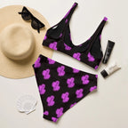 Baha Ranch Yeehaw Purple Neon Cactus Bikini Baha Ranch Western Wear