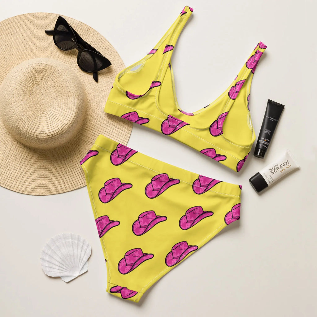 Baha Ranch Yeehaw Pink Hat Bikini Baha Ranch Western Wear
