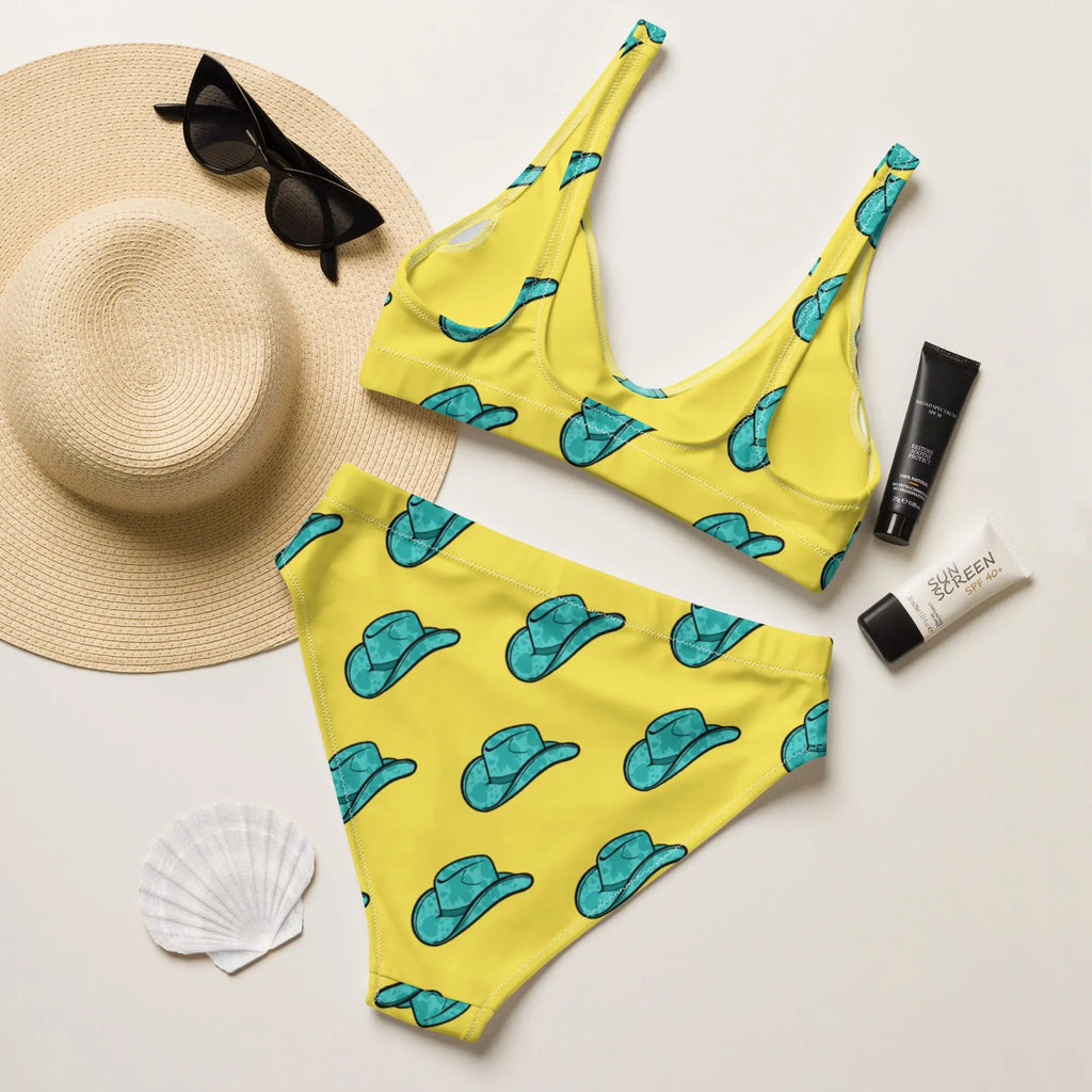 Baha Ranch Yeehaw Turquoise Hat Bikini Baha Ranch Western Wear